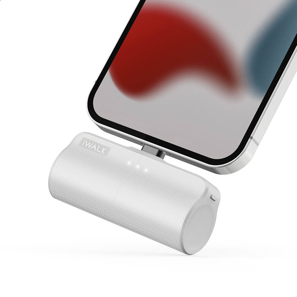 Local US Stock Unique Mini Power Bank 3350mAh Fast Charging Lipstick Size Phone Portable Charger With Built-in Type C Plug